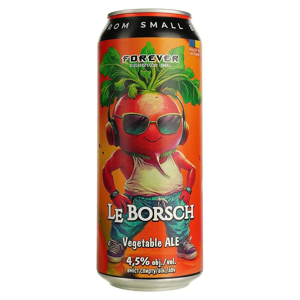 Пиво Forever Le Borsch світле 4.5% 0.5 з/б